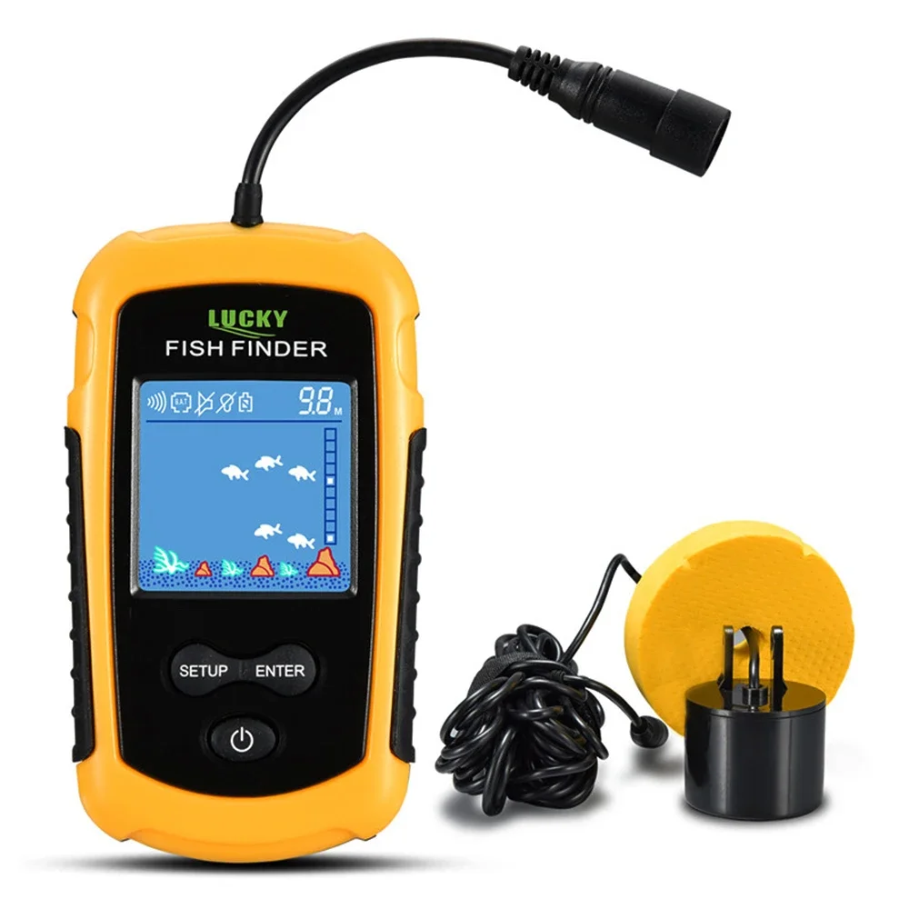 Fish Finder Cable - محظوظ LCD شاشة ملونة المحمولة السلكية