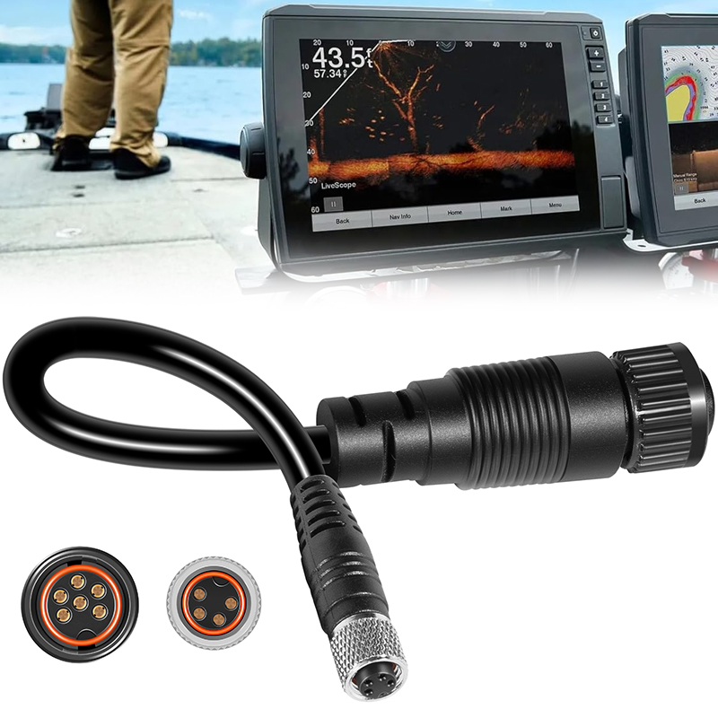 كابل محول MKR-US2-1 عالمي لسون - مراجعة Fish Finder Cable وسعره
